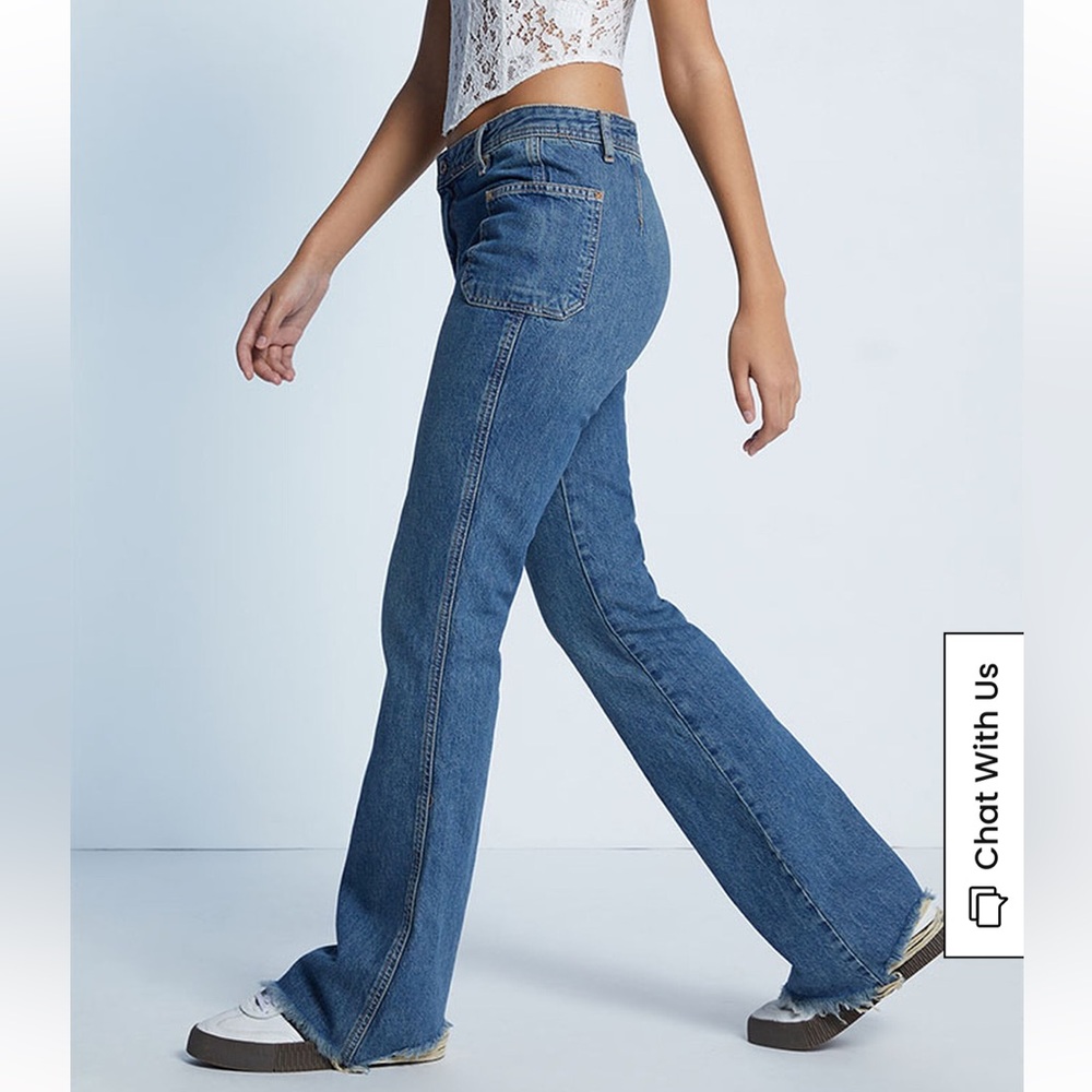 Free People We The Free Izzy Low-Rise Flare Jeans